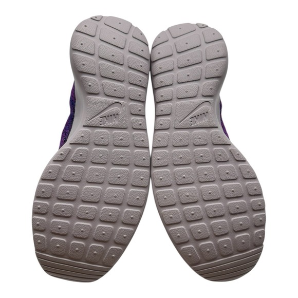 Nike Roshe One Flyknit Shoes Womens 9‎ Fuchsia Royal Blue Sneakers 704927-501 - Picture 10 of 10